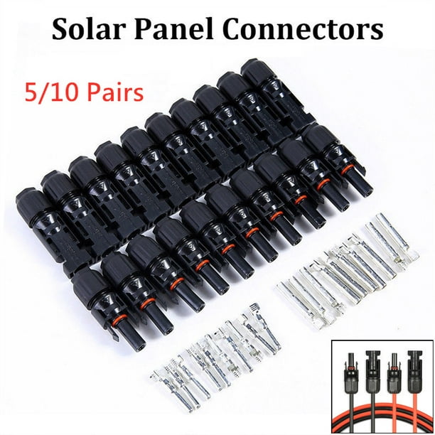 IP67 5 pairs Solar Connector Male & Female PV Solar Panel Waterproof Wire Cable